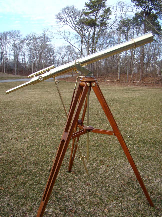A fine late 19th century floor standing telescope by Negretti & Zambra, London, circa 1870-1890